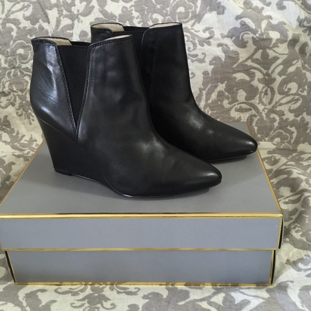 Louise et Cie Black Aspen Calf Boots -8.5